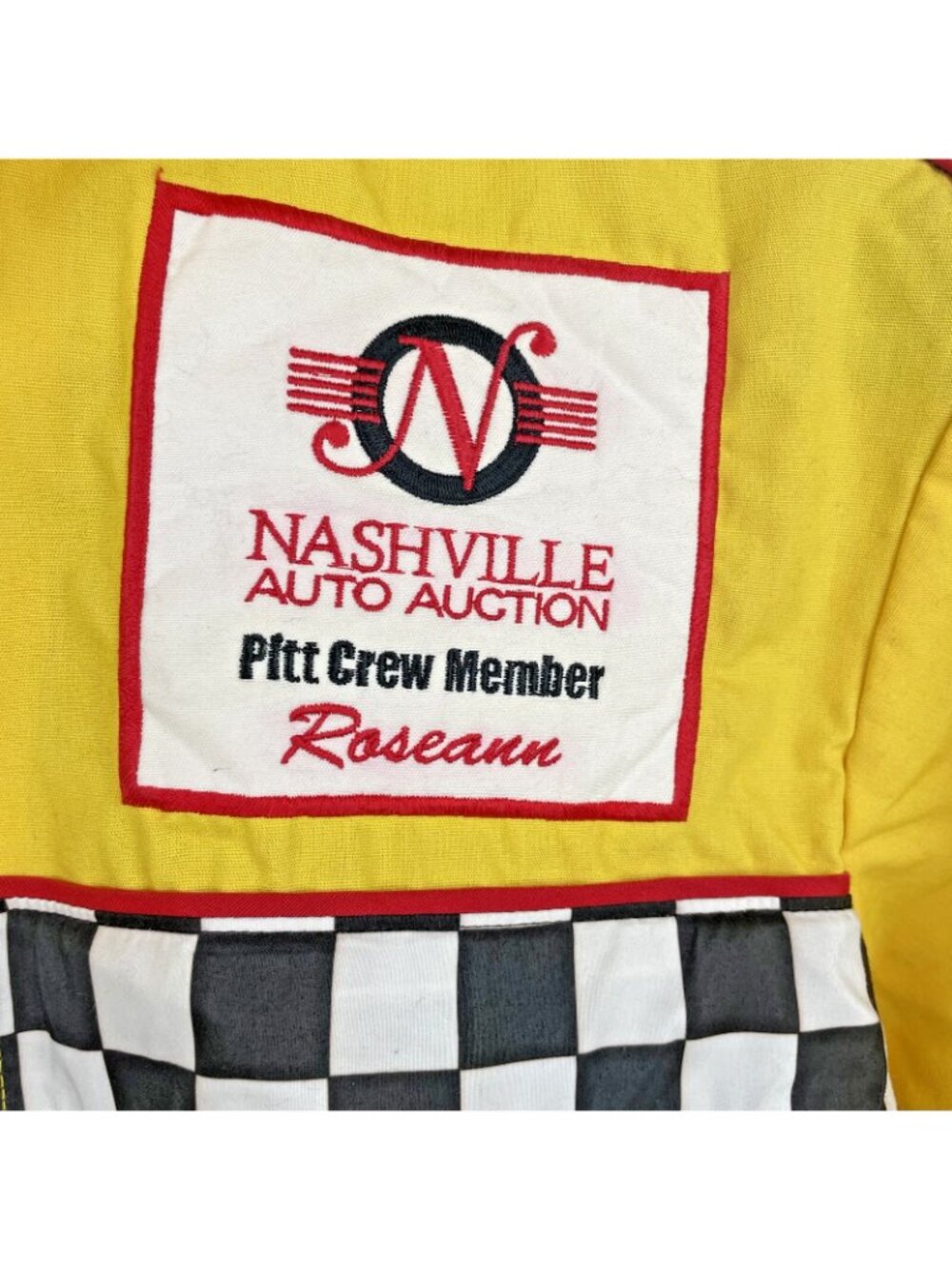 VTG Race Rock Nashville Pit Crew Jumpsuit – Medium Size Driver Suit  Bold yellow - Picture 4 of 8
